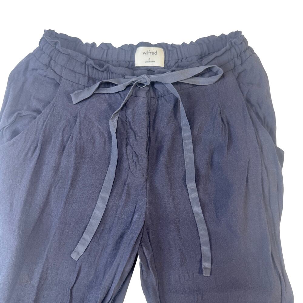 Wilfred Aritzia Marias Paper Bag Dark Gray Pants Women’s Small Quiet Luxury - Picture 6 of 16